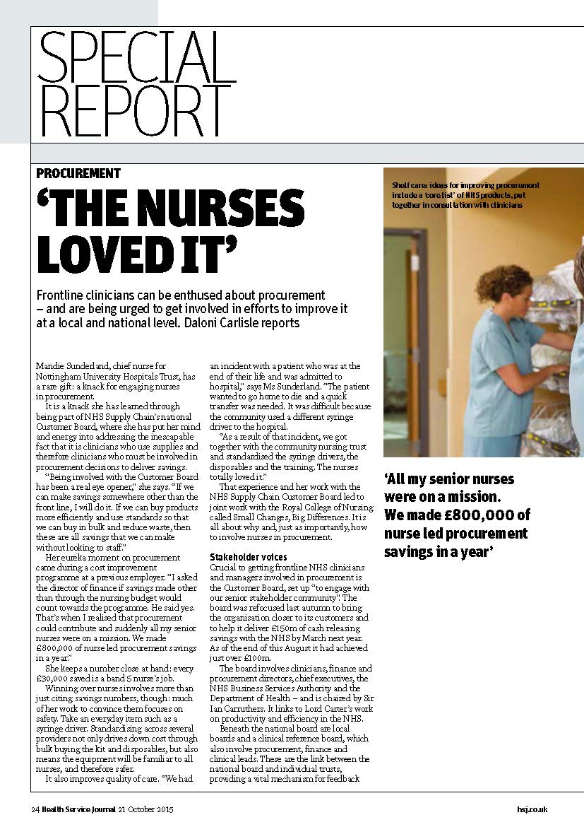 NHS+Supply+Chain+Special+Report